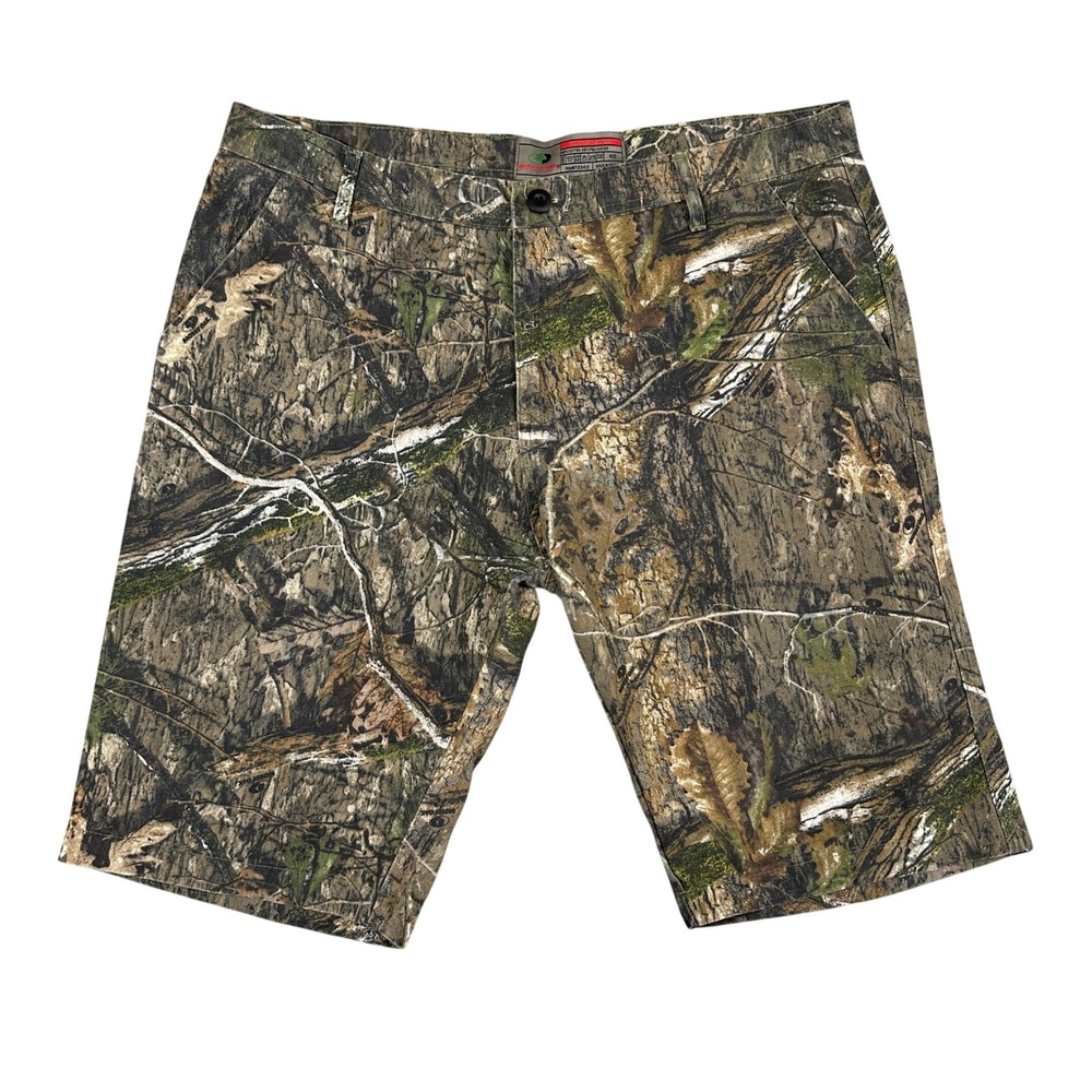 Mossy Oak Camo Shorts Mens 40 Break-Up Infinity Hunting Outdoor Cotton Blend